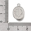 Brass Micro Pave Clear Cubic Zirconia Pendants KK-K427-36P-3