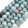 Natural Larimar Beads Strands GG-D001-A01-2