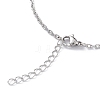 Non-Tarnish 304 Stainless Steel Cable Chain Bracelet for Men Women STAS-B039-04P-3