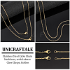 Unicraftale PVD Vacuum Plating 304 Stainless Steel Cable Chain Necklaces NJEW-UN0001-45G-5