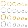   180Pcs 12 Styles Brass Split Rings FIND-PH0020-26-1