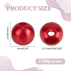 1500Pcs Imitation Pearl Acrylic Beads MACR-ME0001-25-2