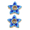 304 Stainless Steel Enamel Bead Cap SA-CBAA937-12G-01-1