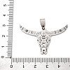 201 Stainless Steel Pendants STAS-V013-12P-3