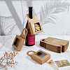 80Pcs Square Paper Wine Bottle Hanging Boxes CON-GO0001-18-4