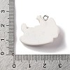 Halloween Theme Opaque Resin Pendants RESI-D075-03B-3