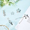 10pcs Iron Alloy Snap Hair Clips PHAR-CP0001-25-7