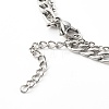 304 Stainless Steel Multi-strand Anklets Sets AJEW-AN00436-7