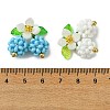 Glass Seed Beaded Pendants PALLOY-MZ01338-3