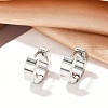 201 Stainless Steel Hoop Earring EJEW-C131-05P-3