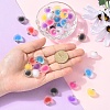 10Pcs Frosted Resin Pendants RESI-YW0004-45G-4
