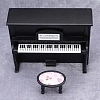 Wood Piano & Chair Miniature Ornaments PW-WG2A996-03-1