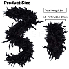 Turkey Feathers Fluff Boa for Dancing FIND-WH0126-125A-2