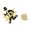 Gentleman Holding Ladder Enamel Pins JEWB-S034-02G-A-3