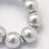 Baking Painted Pearlized Glass Pearl Round Bead Strands X-HY-Q003-10mm-62-3