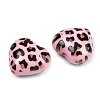 Printed Opaque Acrylic Beads OACR-S077-01B-2