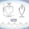 100Pcs Tibetan Style Alloy Charms FIND-SC0012-39S-2