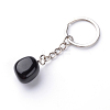 Natural Obsidian Keychain X-G-Q484-D03-2