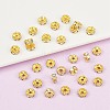 Brass Rhinestone Spacer Beads RSB028NF-02G-2