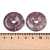 Natural Lepidolite Pendants G-K099-50mm-02-3