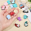 CHGCRAFT 16Pcs 16 Styles Medical Theme Food Grade Eco-Friendly Silicone Focal Beads SIL-CA0003-31-3