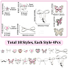 72Pcs 18 Styles Resin Rhinestone Cabochons FIND-SP0004-44-2