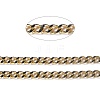 Golden Brass Enamel Curb Chain CHC-H103-07H-G-2
