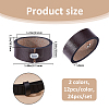 24Pcs 2 Colors Cowhide Leather & Alloy Loop Keepers FIND-FH0017-33-2