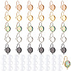 DIY Blank Dome 304 Stainless Steel Dangle Earrings Making Finding Kits DIY-AN0001-08-1