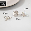 3Pcs Alloy Finger Rings Sets WG7802C-32-3