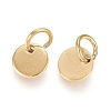 Ion Plating(IP) 304 Stainless Steel Charms X-EJEW-L238-03A-G-2