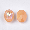 Pointed Back Resin Rhinestone Cabochons CRES-S379-13x18mm-C02-2