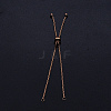 Adjustable 201 Stainless Steel Slider Bracelets Making LS-STAS-S105-JN646-3-2