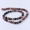 Natural Rhodonite Beads Strands X-G-Q462-10mm-25-2