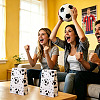 15Pcs Football Pattern Paper Bakery Bags ABAG-TA0002-32B-9
