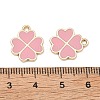 Alloy Enamel Pendants ENAM-G235-07G-04-3