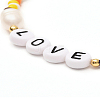 Love Beaded Necklace for Teen Girl Women X1-NJEW-TA00008-2