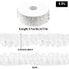 Polyester with Plastic Pearl Bead Wrinkle Ribbon OCOR-WH20003-63B-2