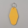 Plastic Blank Motel Keychain KEYC-WH0034-29J-1
