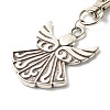 Angel & Fairy Tibetan Style Alloy Keychain HJEW-JM00560-04-2