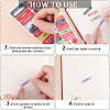 Gorgecraft 9 Sheets 3 Styles Colorful Rectangle Coated Paper Self Adhesive Budget Labels Stickers STIC-GF0001-17-6