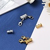 2 Set 2 Style Alloy Magnetic Slide Lock Clasps FIND-YW0001-25-4