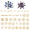  Self Adhesive Brass Stickers DIY-TA0008-48-1