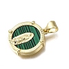 Brass Acrylic Pendants KK-G602-04B-02-2
