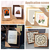 Triangle Paper Picture Frame Corner Protectors FIND-WH0126-961D-5