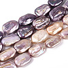 Natural Baroque Keshi Pearl Beads Strands PEAR-S020-K13-2