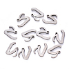 201 Stainless Steel Charms STAS-R105-V-2