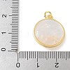 Brass Micro Pave Cubic Zirconia Pendants KK-K298-30G-3