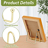 16Pcs Iron Display Easel Stands for Photo Frames ODIS-WA0001-02-4