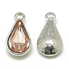 Alloy Glass Pendants PALLOY-T029-8x13mm-08-1